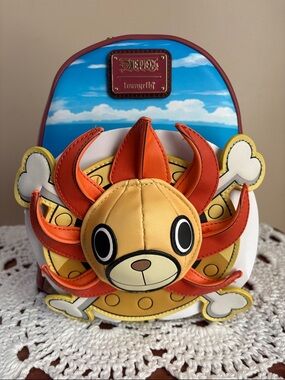 Loungefly One Piece Tony Tony Chopper Sunny Crew Backpack - Orange/Blue/Yellow
